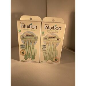 Schick Intuition Women's Disposable Razors 3pk Lot Of 2
